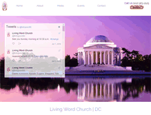 Tablet Screenshot of livingworddc.org
